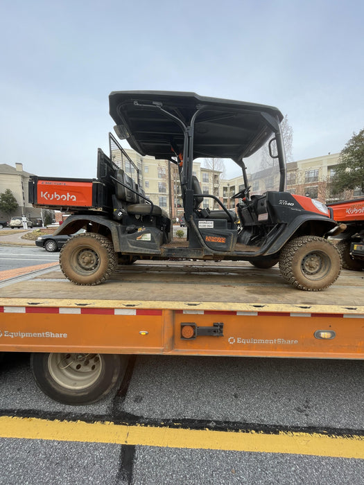 2022 Kubota RTV-X1140W-H Plastic Canopy, Windshield Acrylic Clear, LED Strobe Light, Wire Harness Kit, Back up Alarm