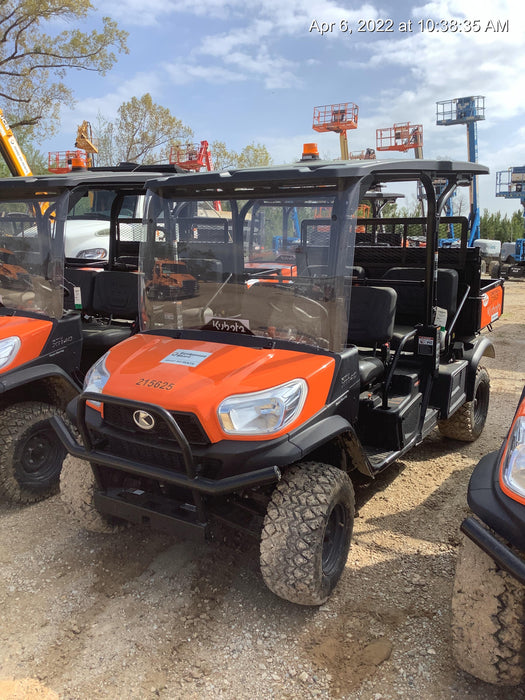 2022 Kubota RTV-X1140W-H Plastic Canopy, Windshield Acrylic Clear, LED Strobe Light, Wire Harness Kit, Back up Alarm