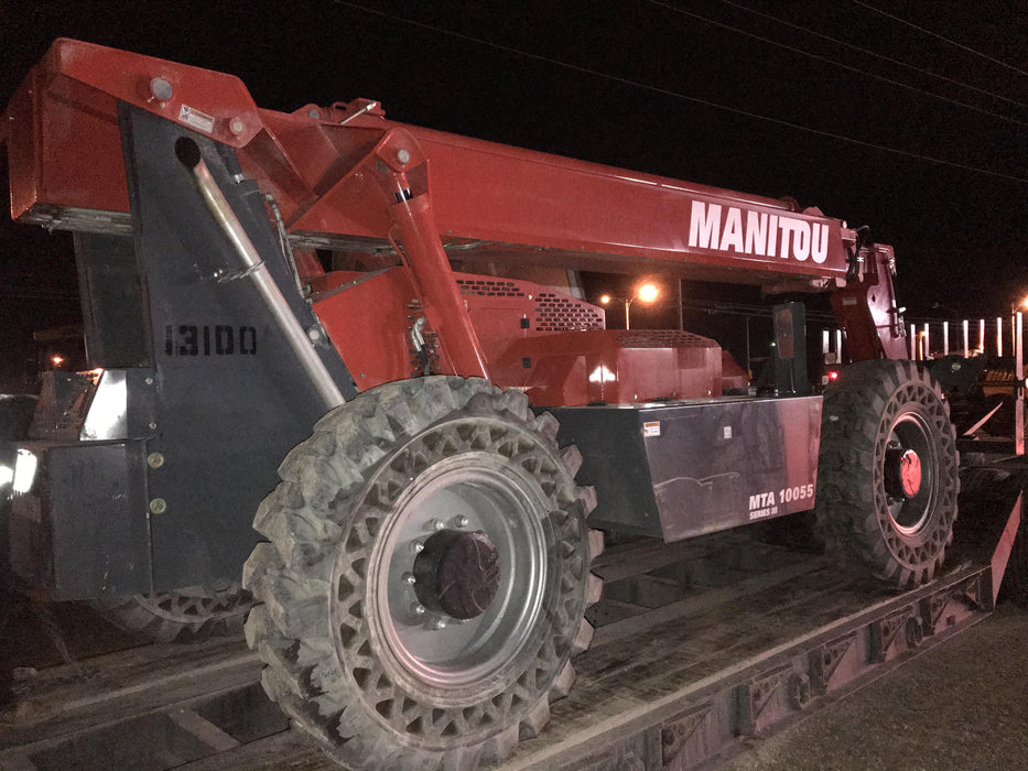 2018 Manitou MTA10055 Manitou MTA10055 - Canopy, Worklights, Beacon, 66" Carriage, 60" Forks, Solid Tires, Aux Hydraulics