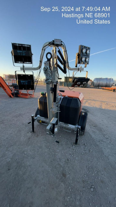 2024 Wanco WLTT-4MM4K Diesel, Deep Sea Controller, Shore Power Plug, Auto Start, (4) 350W LED Floodlights, 4kW Generator, 60 Gal Fuel Tank, 2" Ball, T3