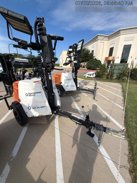 2024 Generac MLT2 Diesel, Flex Switch 120V Input, Powerzone Controller, 
(4) 320W LED Lights, 4kW Generator, 39.9 Gal Fuel Tank, 2" Ball, T3