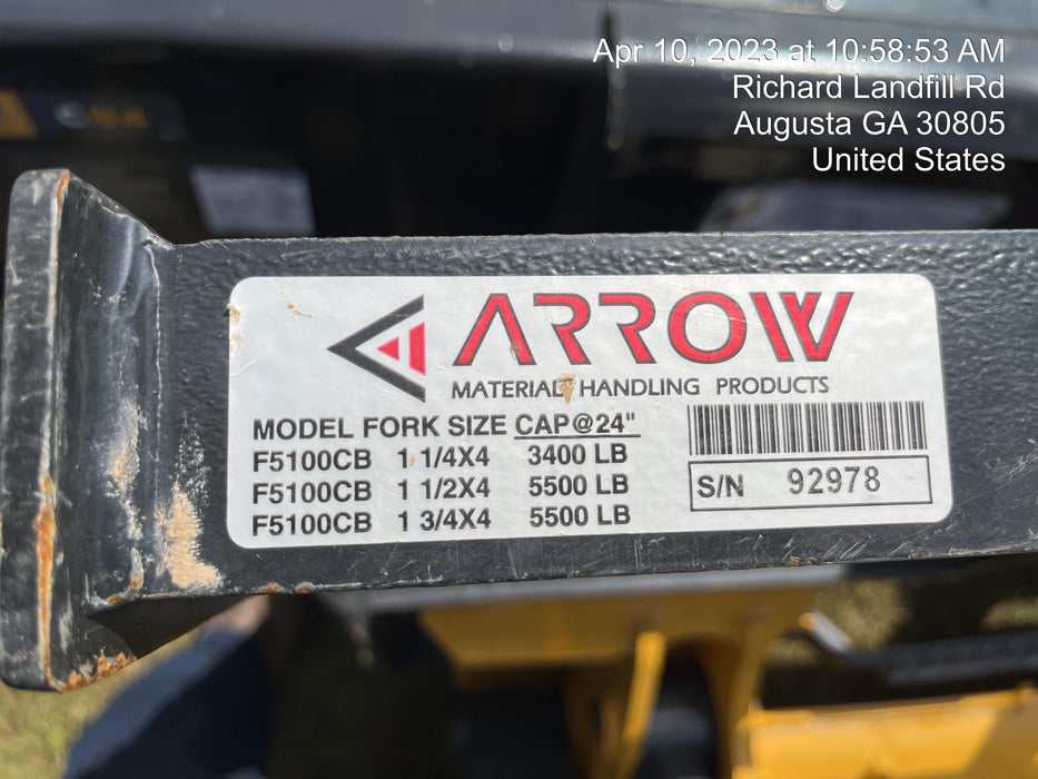 2022 ARROW MATERIAL HANDLING 48" Pallet Forks - Arrow