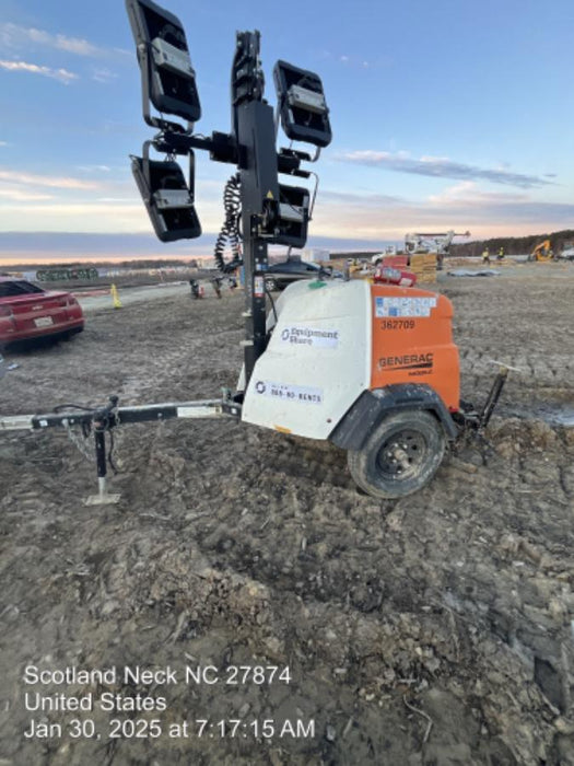 2023 Generac MLT2 Diesel, Flex Switch 120V Input, Powerzone Controller, 
(4) 320W LED Lights, 4kW Generator, 39.9 Gal Fuel Tank, 2" Ball, T3