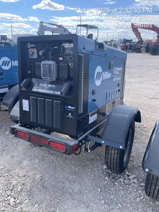 2025 MILLER ELECTRIC BIG BLUE 400