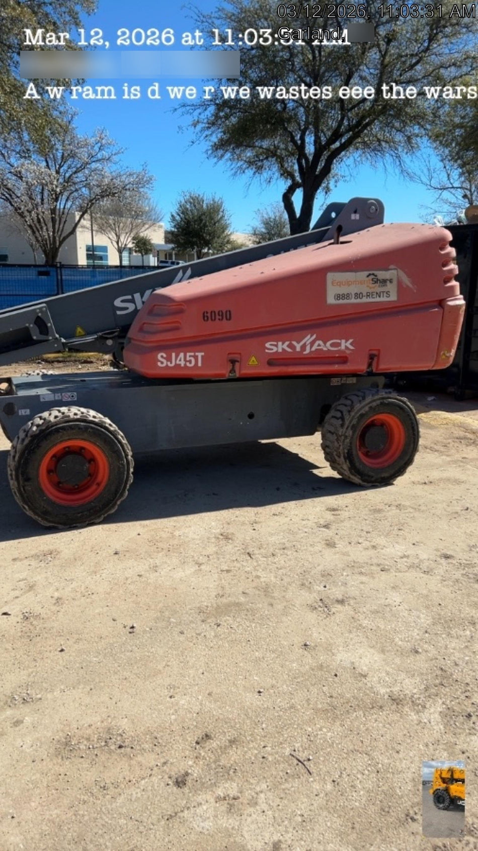 2017 SKYJACK SJ45T+