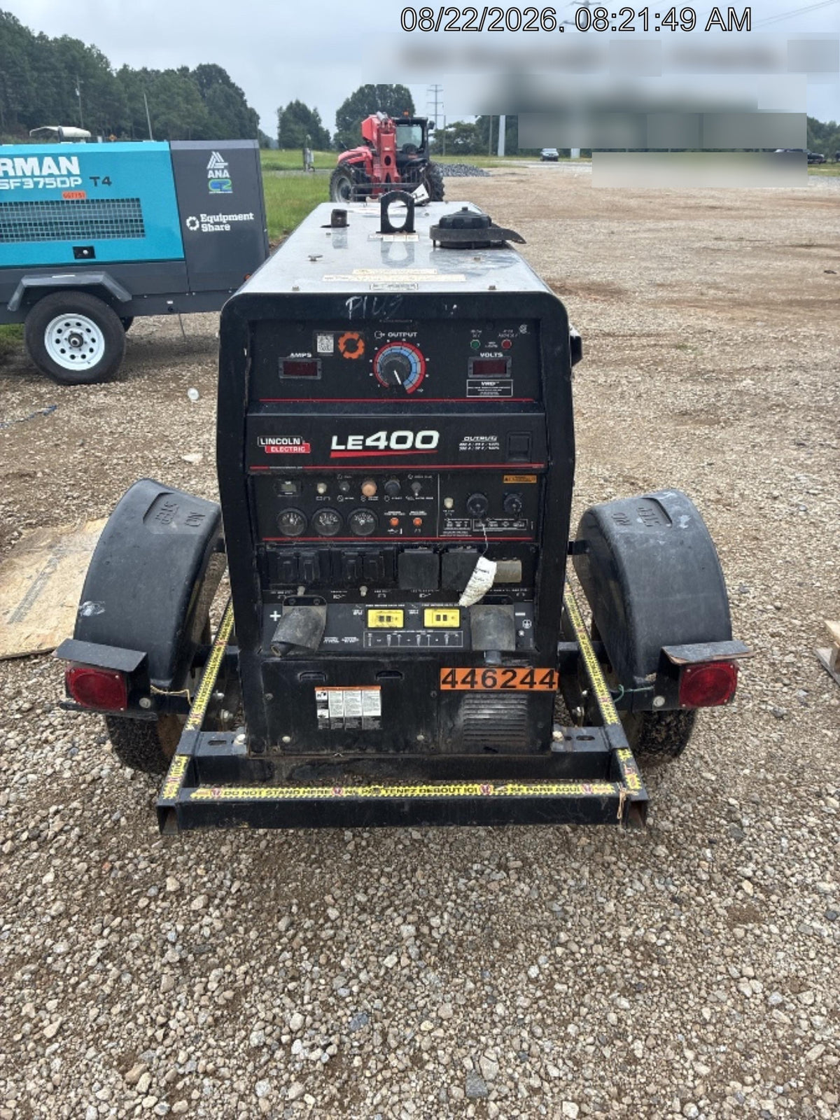 2024 Lincoln Electric LE400 Kubota V1505, Trlr, Cable Rack, Light Kit, ES Decals, T3