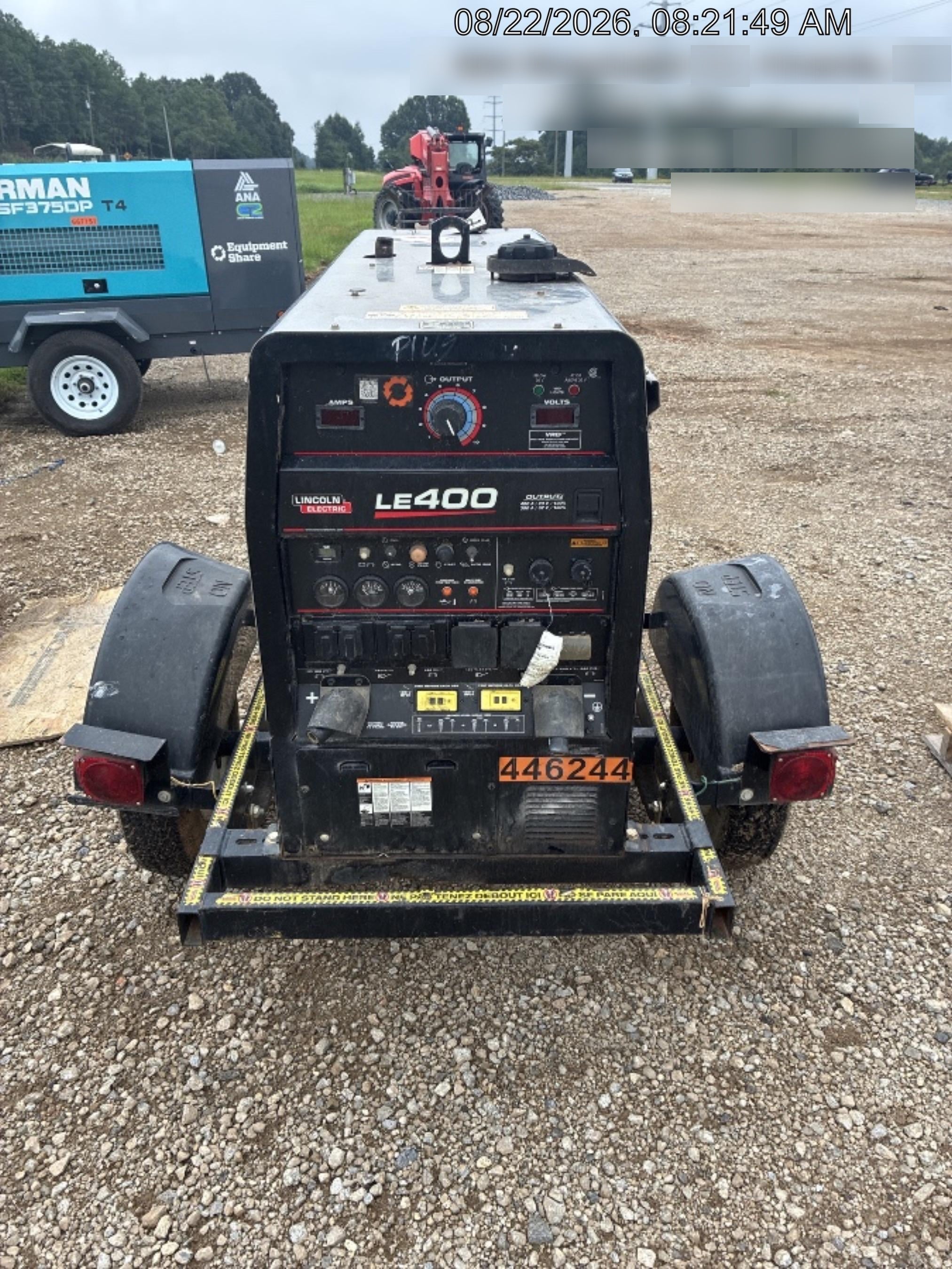 2024 Lincoln Electric LE400 Kubota V1505, Trlr, Cable Rack, Light Kit, ES Decals, T3