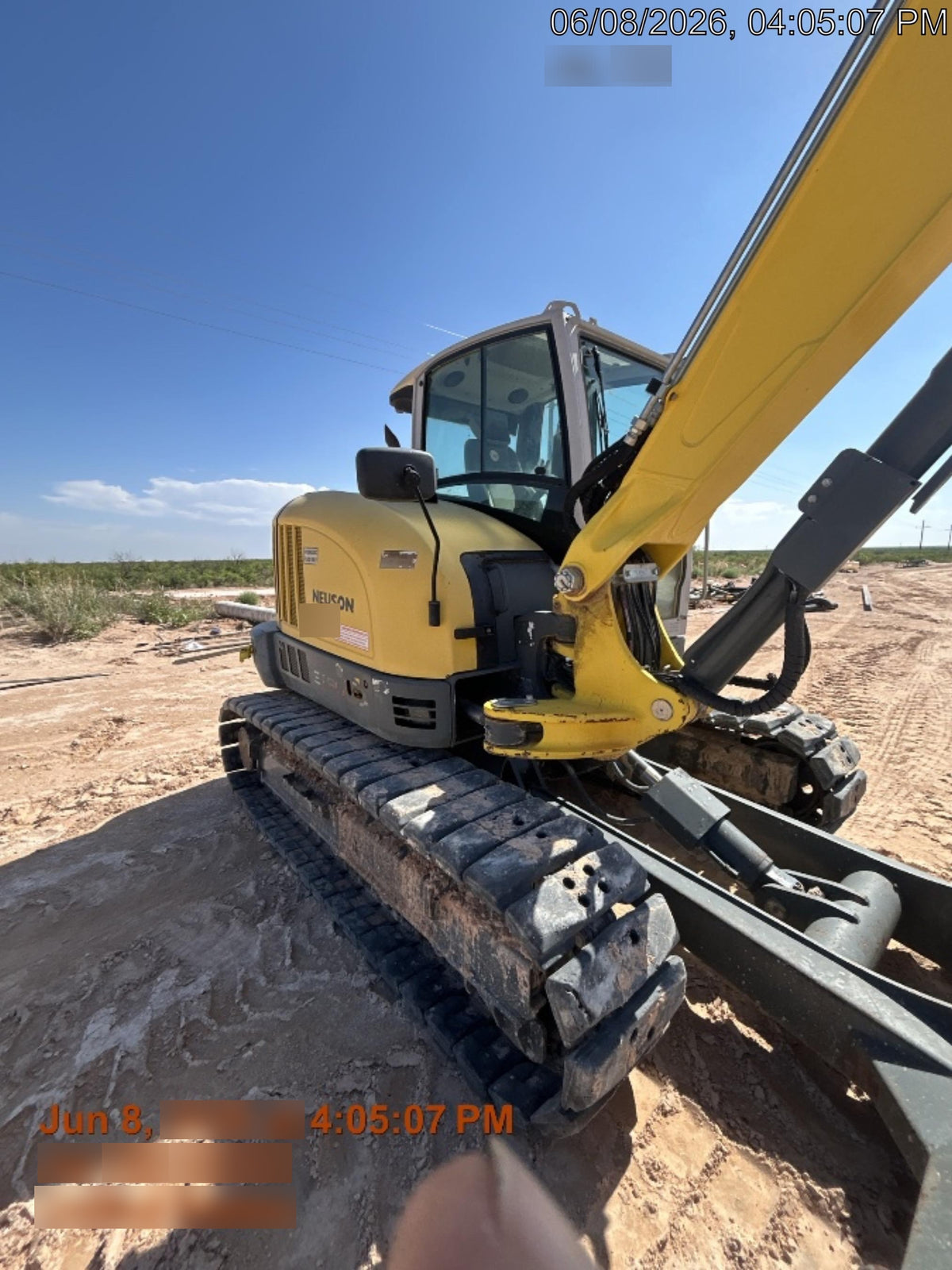 2019 Wacker Neuson ET90 Enclosed Cab, Hybrid Tracks, Long Dipperstick, T4, Hydraulic Thumb w/Manual QC, Buckets: 18/24/36"