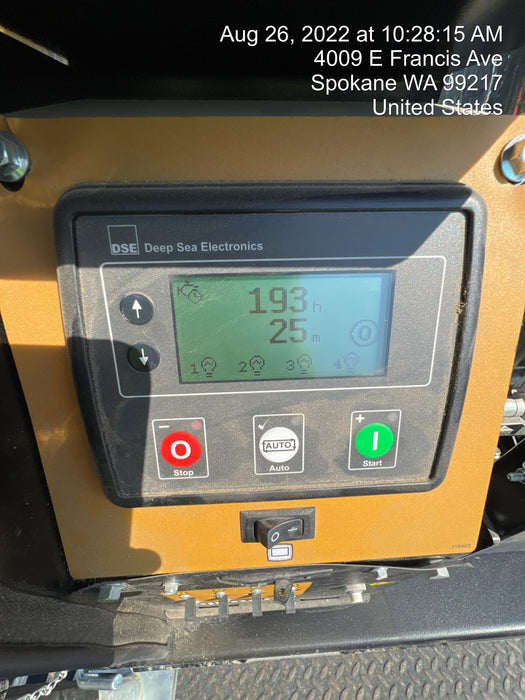 2021 Allmand NLV3GR (4) LED Light Fixture 350W, 23' Vertical Mast, 3kW Prime, Towable, Deep Sea L401, Leveling Jacks, Yanmar T4F 5.8hp