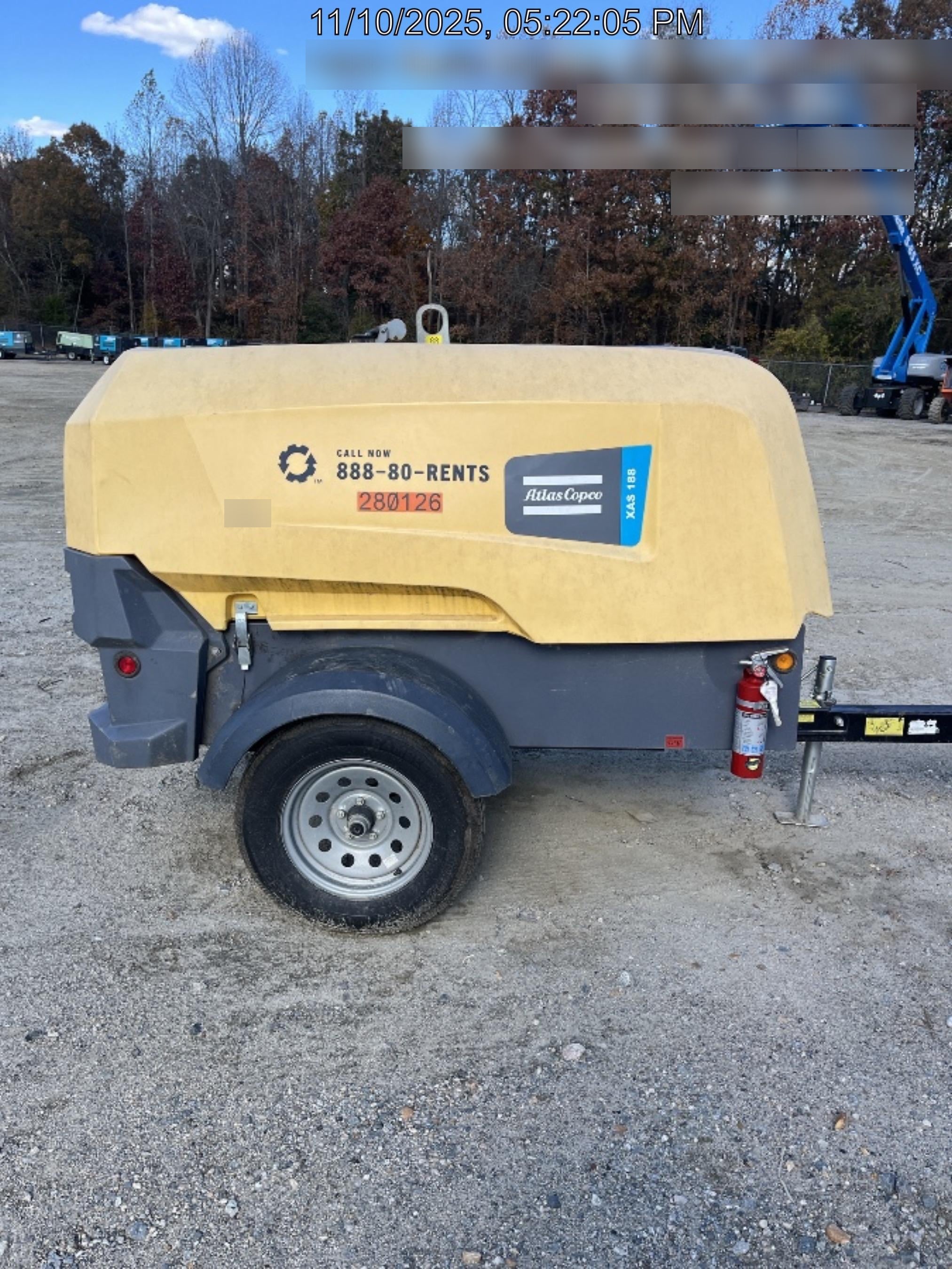 2022 ATLAS COPCO XAS188 CWK