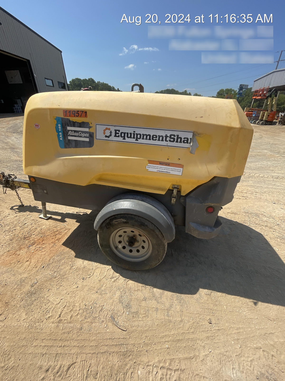 2020 ATLAS COPCO XAS188
