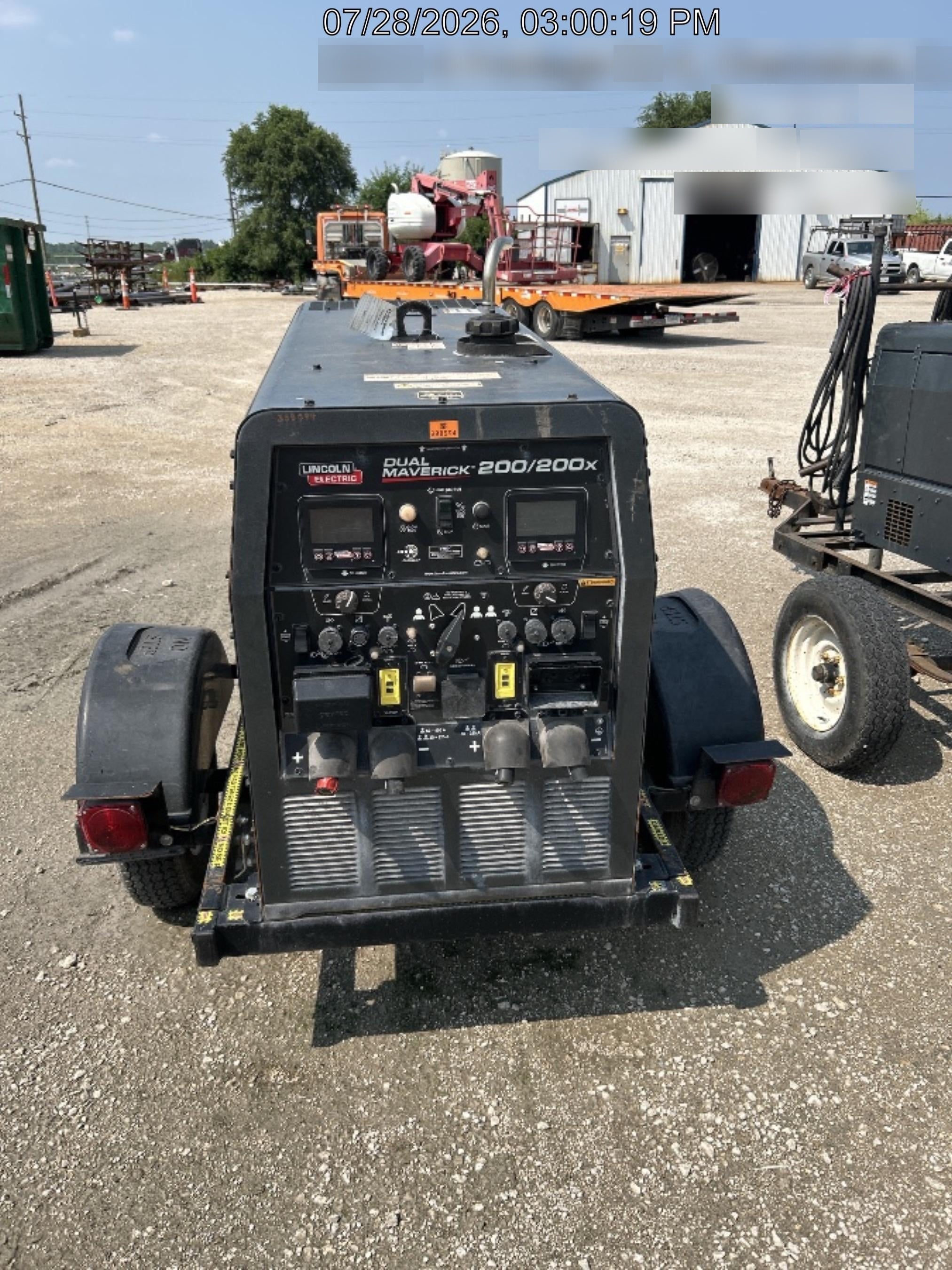 2024 Lincoln Electric Dual Maverick 200/200X Ready Pak 3, Includes Trailer, Cable Rack, Fender Light Kit K4382-1-RP3
