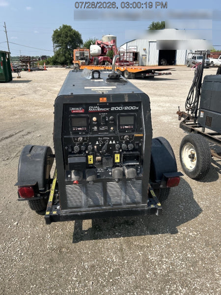 2024 Lincoln Electric Dual Maverick 200/200X Ready Pak 3, Includes Trailer, Cable Rack, Fender Light Kit K4382-1-RP3