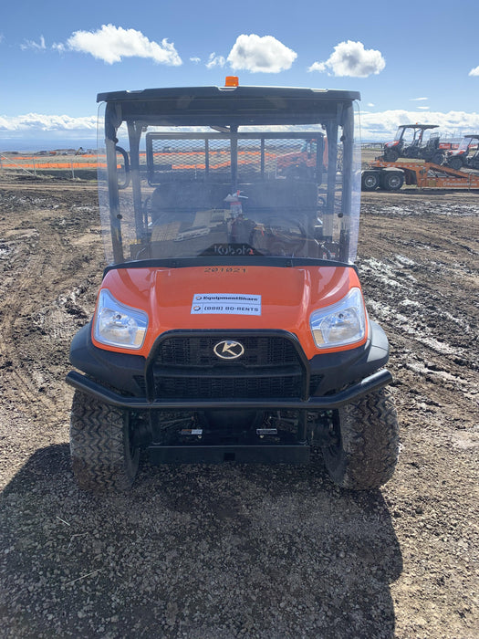 2022 Kubota RTV-X1140W-H Plastic Canopy, Windshield Acrylic Clear, LED Strobe Light, Wire Harness Kit, Back up Alarm