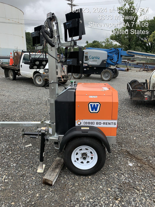 2024 Wanco WLTT-4MM4K Diesel, Deep Sea Controller, Shore Power Plug, Auto Start, (4) 350W LED Floodlights, 4kW Generator, 60 Gal Fuel Tank, 2" Ball, T3