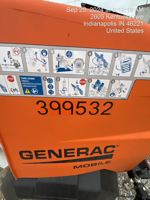 2024 Generac MLT2 Diesel, Flex Switch 120V Input, Powerzone Controller, 
(4) 320W LED Lights, 4kW Generator, 39.9 Gal Fuel Tank, 2" Ball, T3