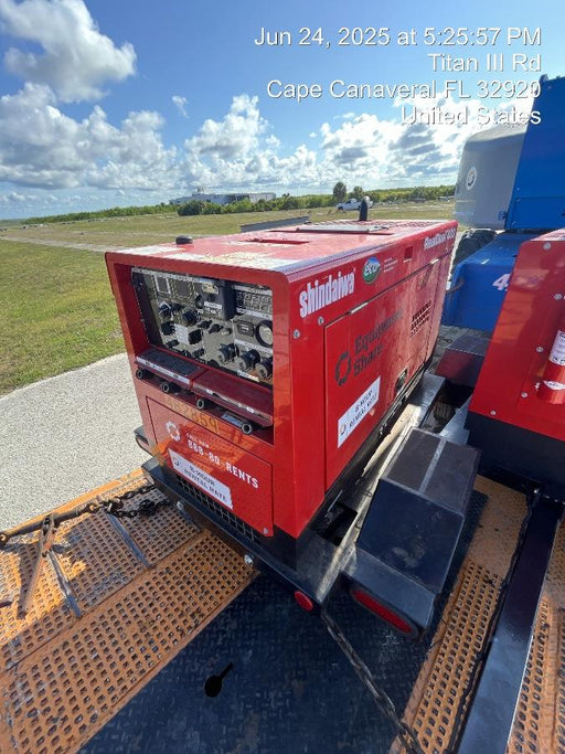 2024 Shindaiwa DGW400DML Kubota D902 Engine, 23 HP, Dual Op Welder, Wire, Arc, Droop Stick, Tig, and CC Stick Functionality, Simulphase, 3 Phase and 1 Phase Gen Output, Single Axle NB Trlr, Slr Trckl Chrg 12V 12W, Fire Ext, T3