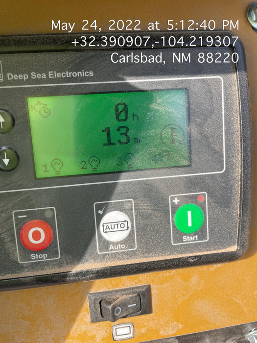 2022 Allmand NLV3GR (4) LED Light Fixture 350W, 23' Vertical Mast, 3kW Prime, Towable, Deep Sea L401, Leveling Jacks, Yanmar T4F 5.8hp