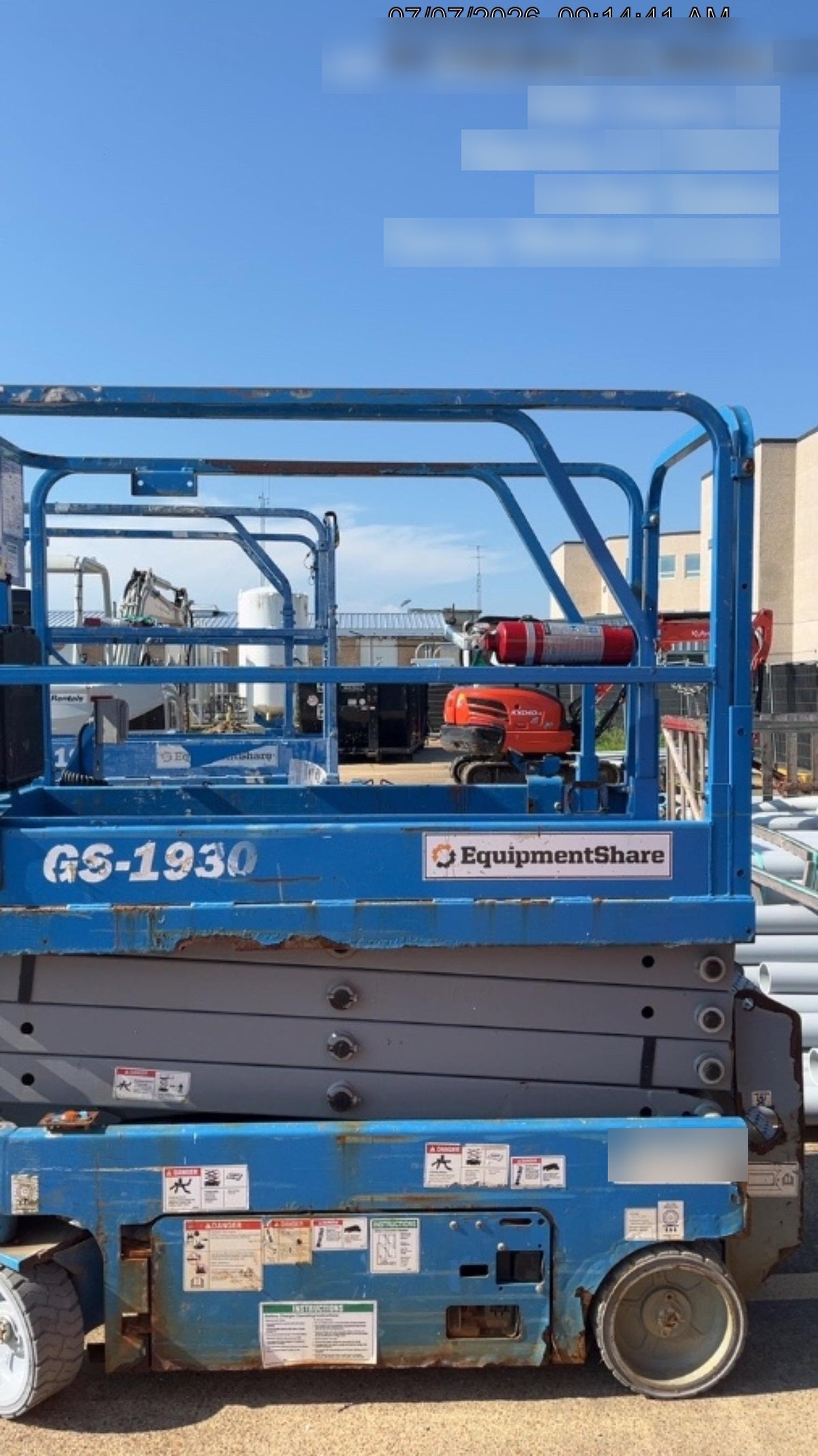 2019 Genie GS-1930 Fixed Rails with Chain Entry