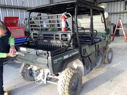 2019 Kawasaki Mule PRO-DXT Standard Options, Backup Alarm, Beacon, Plastic Hard Top, Poly Windshield, Horn Kit
