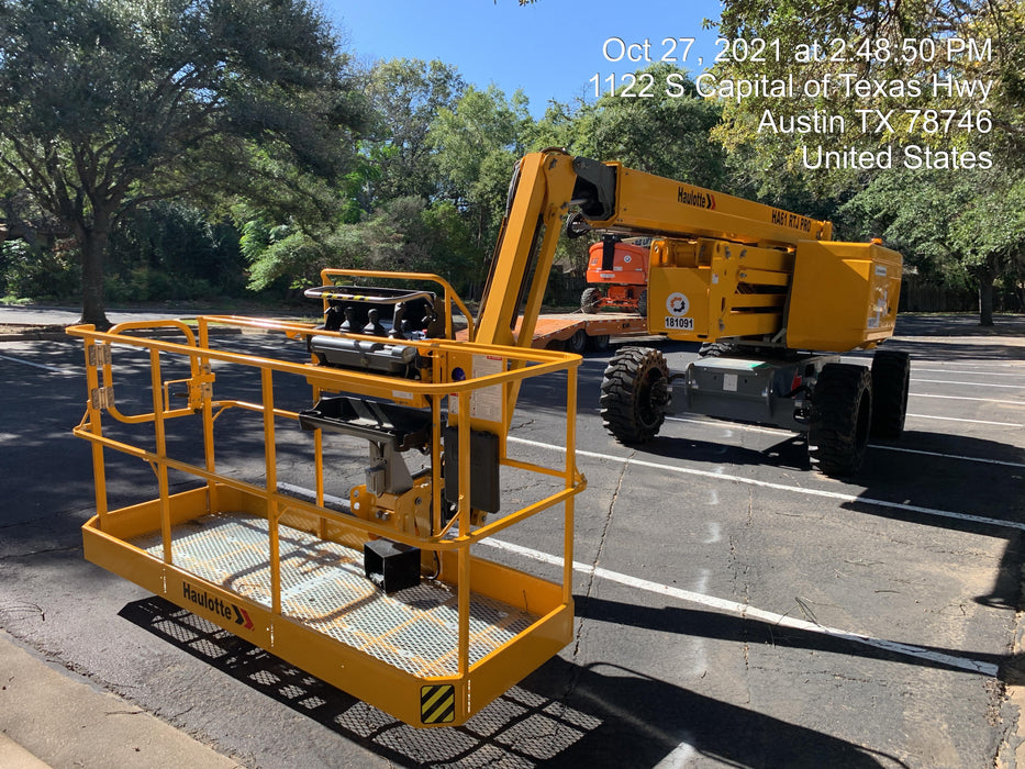 2020 Haulotte HA61RTJ PRO DSL, 4WD, Sld Tires, Bcn