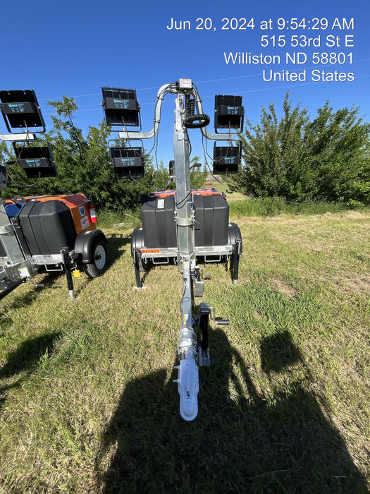 2024 Wanco WLTT-4MM4K Diesel, Deep Sea Controller, Shore Power Plug, Auto Start, (4) 350W LED Floodlights, 4kW Generator, 60 Gal Fuel Tank, 2" Ball, T3