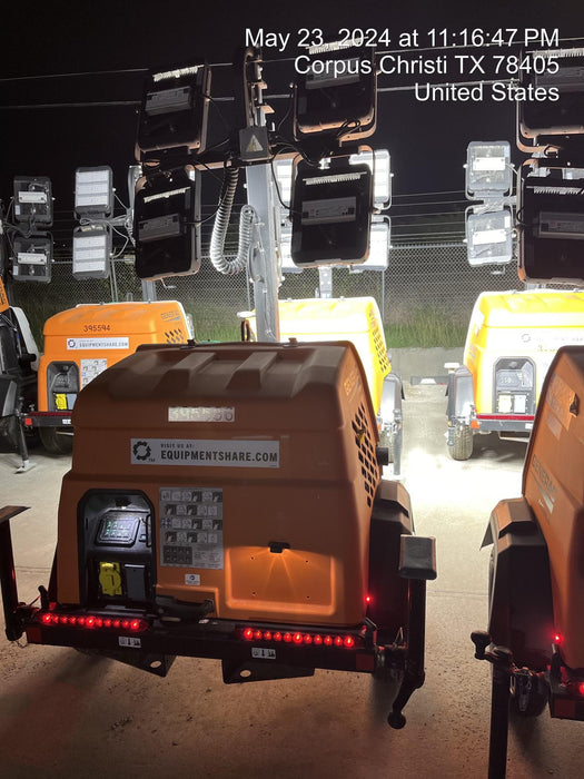 2024 Generac MLT2 Diesel, Flex Switch 120V Input, Powerzone Controller, 
(4) 320W LED Lights, 4kW Generator, 39.9 Gal Fuel Tank, 2" Ball, T3