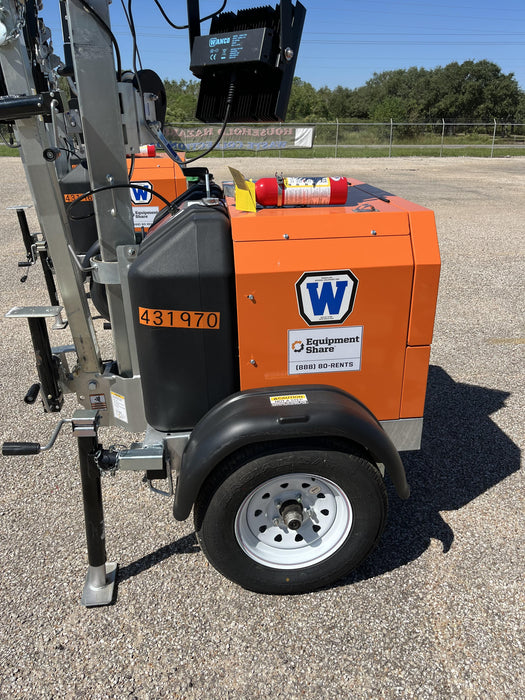 2024 Wanco WLTT-4MM4K Diesel, Deep Sea Controller, Shore Power Plug, Auto Start, (4) 350W LED Floodlights, 4kW Generator, 60 Gal Fuel Tank, 2" Ball, T3
