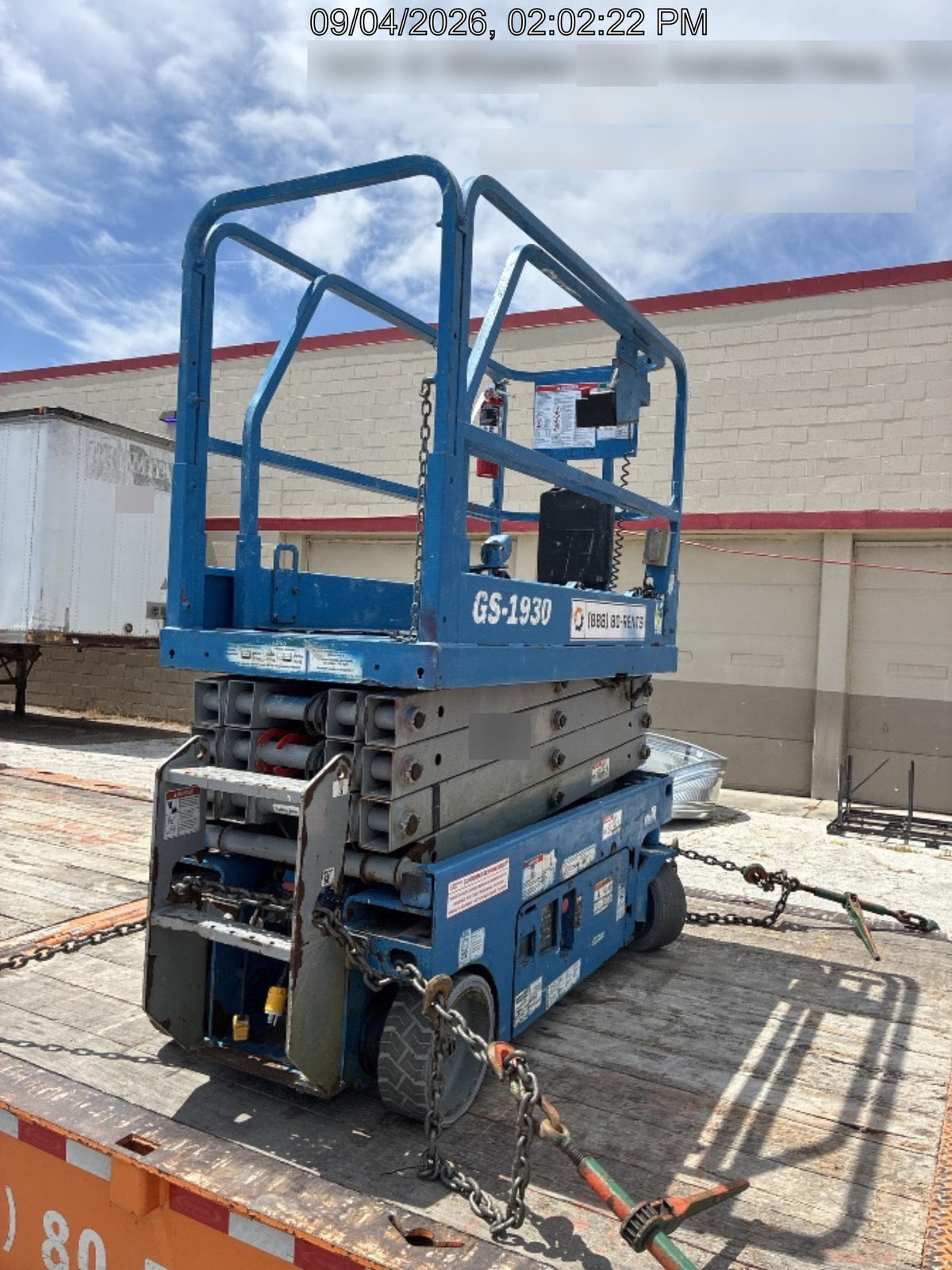 2020 Genie GS-1930 Standard Machine