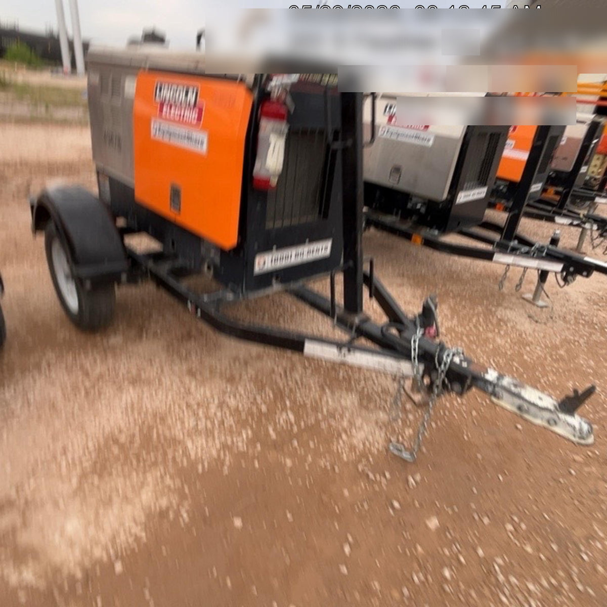 2019 Lincoln Electric Vantage 322 Ready-Pak 3, Two Wheel Trailer, Fender and Light Kit, Cable Rack