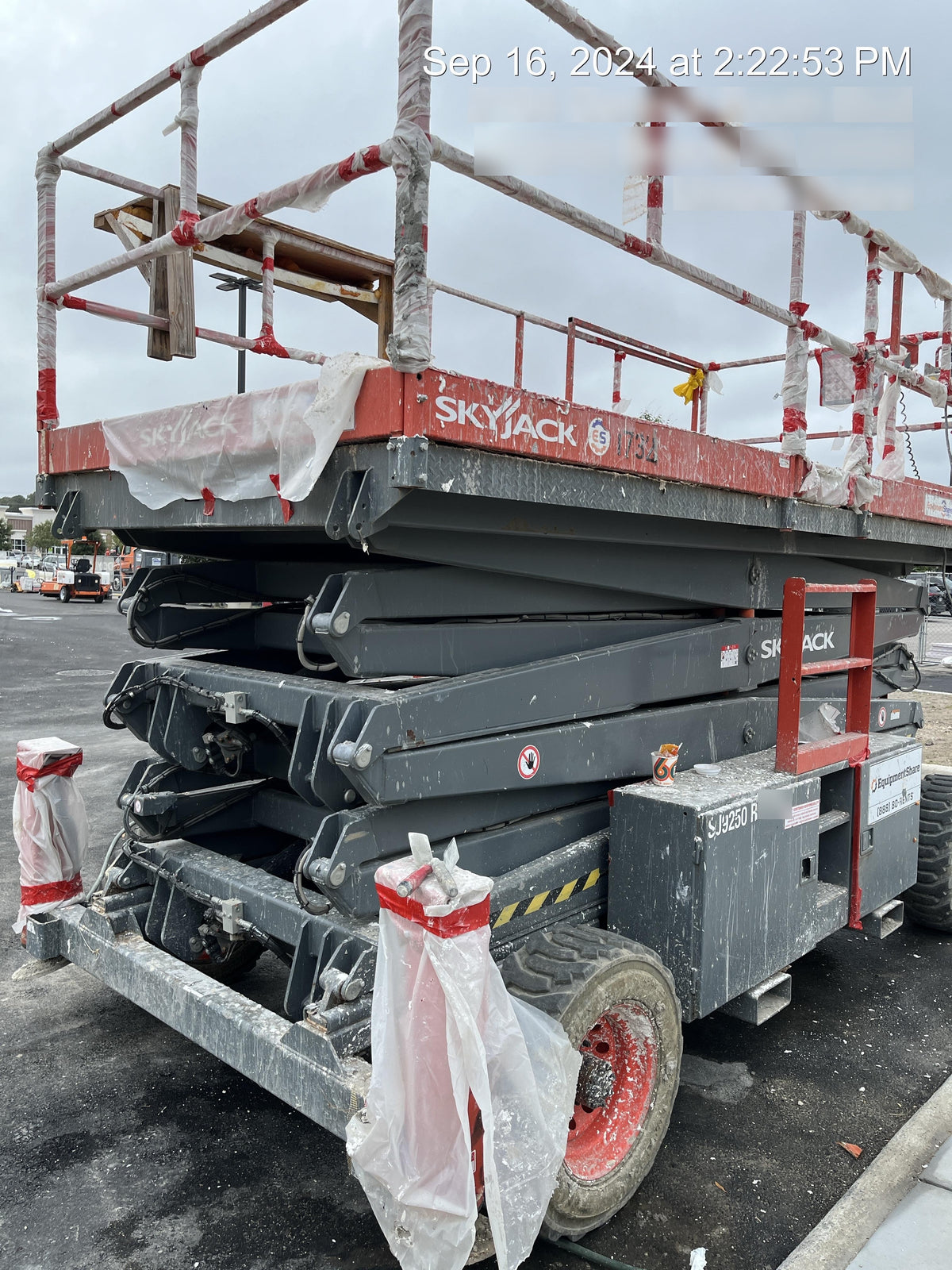 2016 SKYJACK SJ9250 RT
