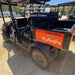 Kubota RTV-X1140W-H 4wd Utility Cart, 4 Seat, Diesel, LED Strobe, Windshield Tempered Glass, Plastic Canopy, Wire Harness Kit, Backup Alarm