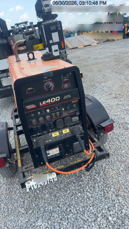 2022 Lincoln Electric LE400 Kubota V1505, Trlr, Cable Rack, Light Kit, ES Decals, T3