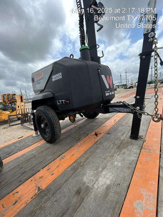 2024 Wacker Neuson LTT4 Diesel, Kohler KDW702, Deep Sea Controller, Auto Start, LED 320W, Bypass Outlet, T3