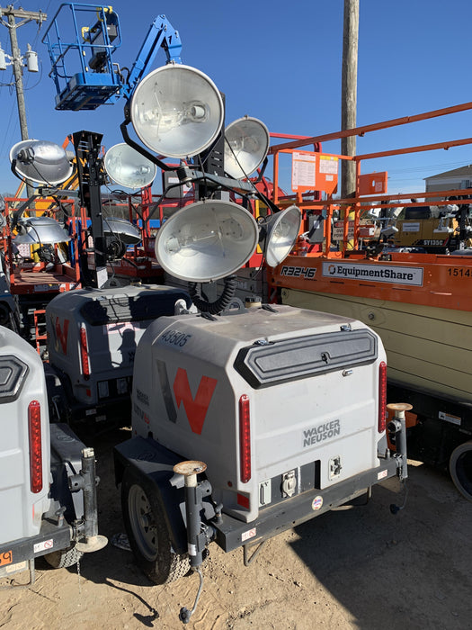 2019 Wacker Neuson LTV6L-MH Wacker Neuson LTV6L Mobile Light Tower w/Fuel Level Sensor Installed