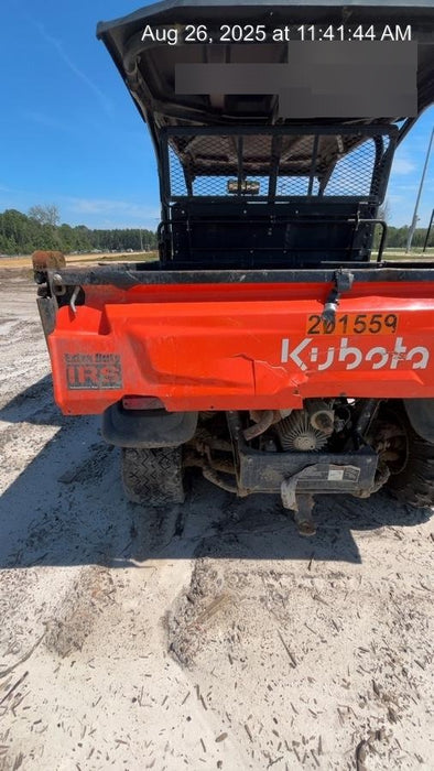 2022 Kubota RTV-X1140W-H Plastic Canopy, Windshield Acrylic Clear, LED Strobe Light, Wire Harness Kit, Back up Alarm