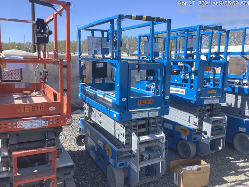 2020 Genie GS-1930 Solid Non Marking Tires, Beacon, Folding rails with half height swing gate, 800W Inverter