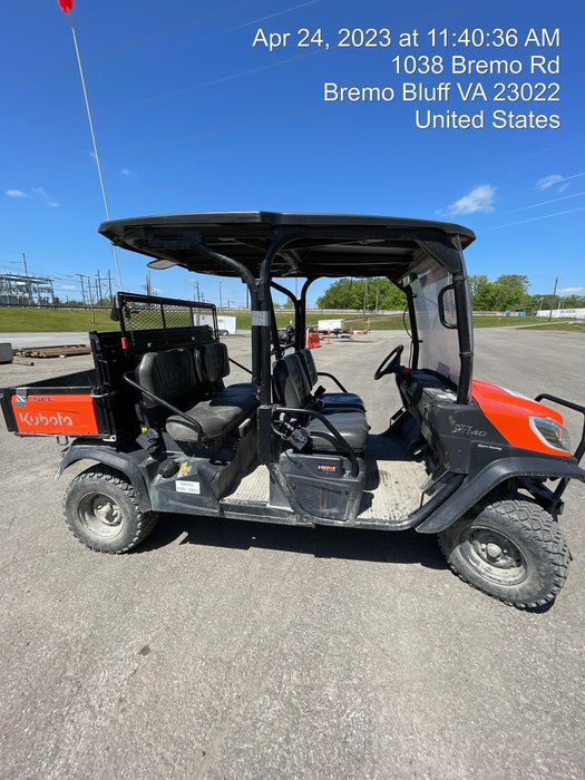 2021 Kubota RTV-X1140W-H Plastic Canopy, Windshield Acrylic Clear, LED Strobe Light, Wire Harness Kit, Back up Alarm