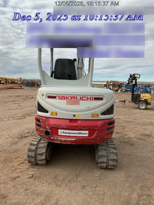 2020 TAKEUCHI TB235-2R