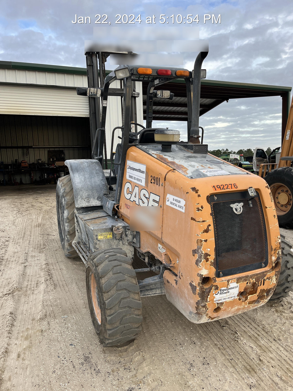 2018 CASE 586H