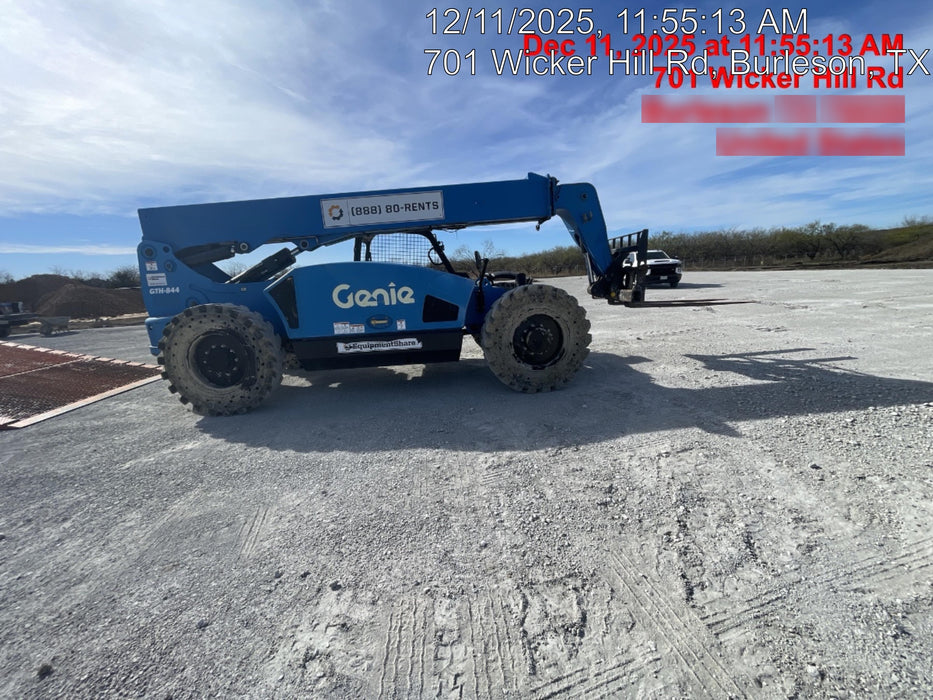 2020 Genie GTH-844 Canopy, Solid Tires, Work Lights, Beacon, Aux Hydraulics, Back up Alarm, Lifting Eye