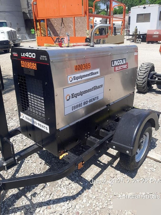 2024 Lincoln Electric LE400 Kubota V1505, Trlr, Cable Rack, Light Kit, ES Decals, T3