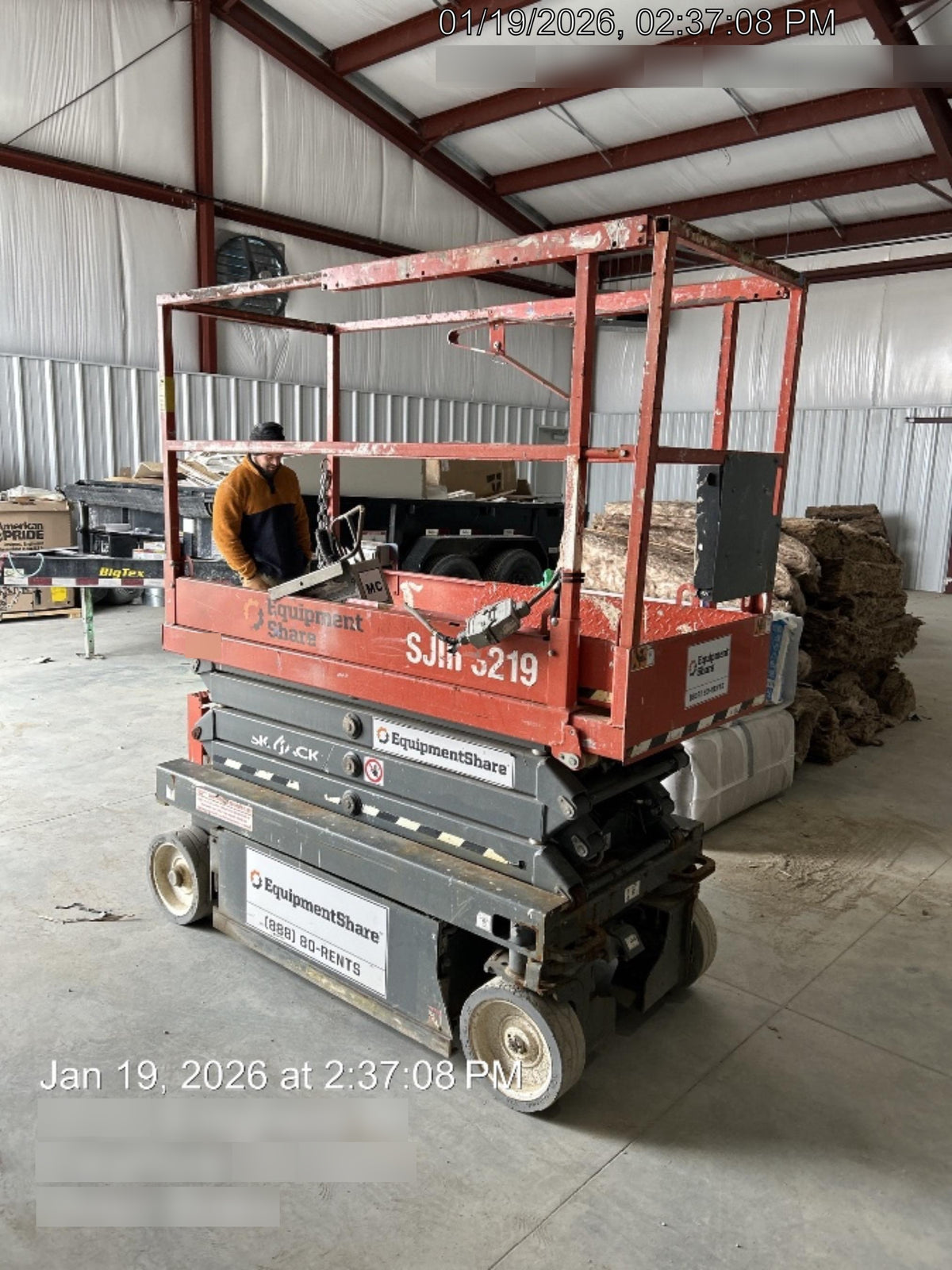 2019 Skyjack SJIII-3219 Standard Options, Trojan Batteries