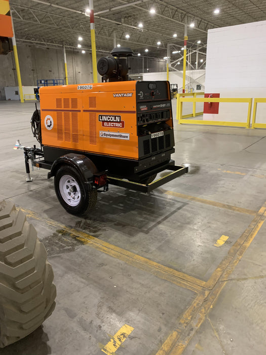 2021 Lincoln Electric Vantage 549X Ready Pak 3, ORANGE (includes trailer, cable rack, fender light kit)