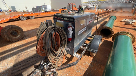 2019 Lincoln Electric Vantage 322 Welder Ready-Pak 3, Two wheel trailer, Fender and Light kit, Cable Rack