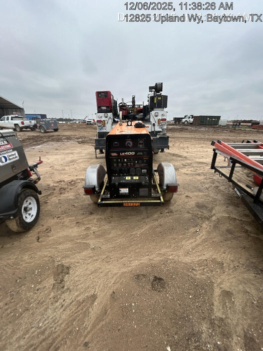 2022 Lincoln Electric LE400 Kubota V1505, Trlr, Cable Rack, Light Kit, ES Decals, T3