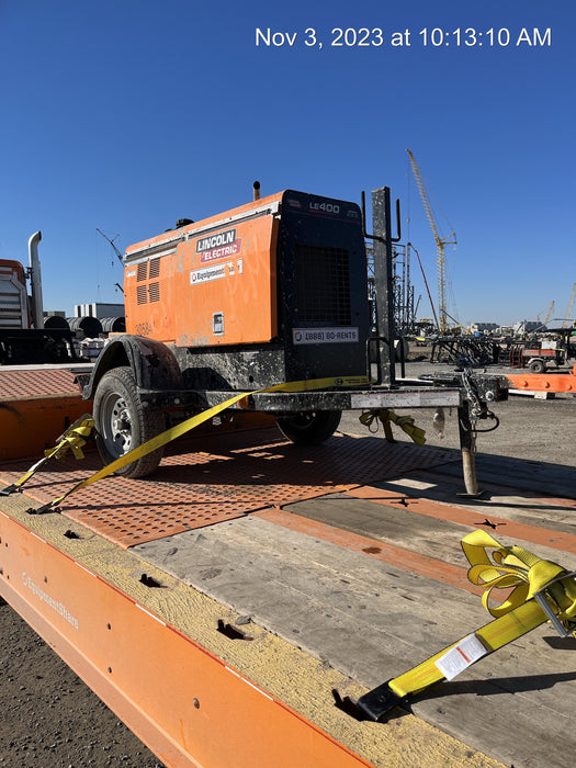 2023 Lincoln Electric LE400 Kubota V1505, Trlr, Cable Rack, Light Kit, ES Decals, T3