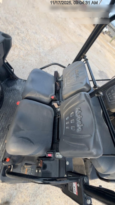 Kubota RTV-X1140W-H Canopy, 4-Seater, Diesel, Windshield Acrylic Clear, Strobe Light, Backup Alarm