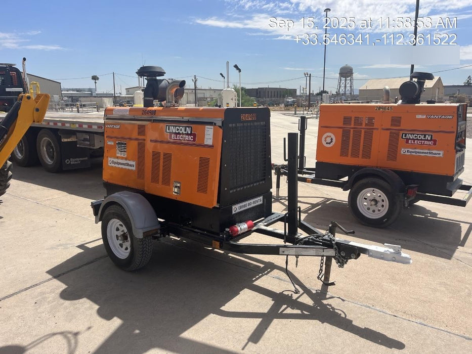 2022 Lincoln Electric Vantage 549X Crosslink Technology, Trailer Mounted, ES Decals, T3