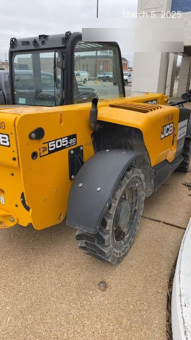 2020 JCB 505-20TC Canopy, Solid Tires, Work Lights, Beacon, Aux Hydraulics, Back up Alarm, ES Decals